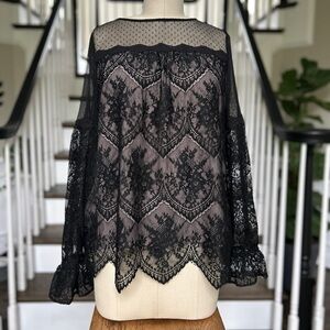 NWT Sundance lace blouse, medium